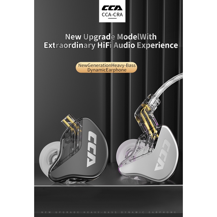 CCA CRA Plus CRA+ In Ear Earphone High Polymer Diaphragm Monitor In Ear Monitor alternative KZ ZEX Pro KZ ZSN Pro X KZ EDX Pro TRN MT1 Pro Moondrop CHU