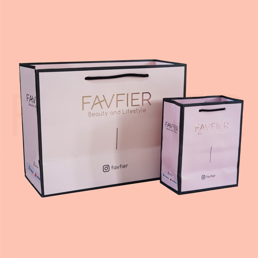 

PAPER BAG FAVFIER // SHOPPING BAG
