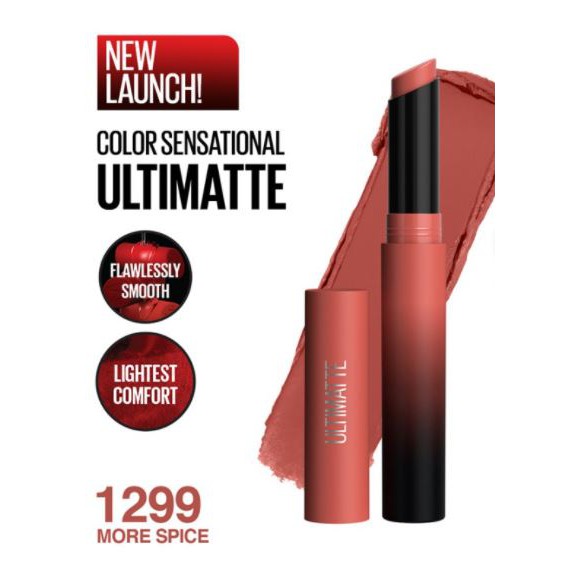 ☘️Yuri Kosmetik☘️ Maybelline Ultimatte Color Sensational Slim Lipstick /Lipstick x ITZY Color Sensational Favorite New Product