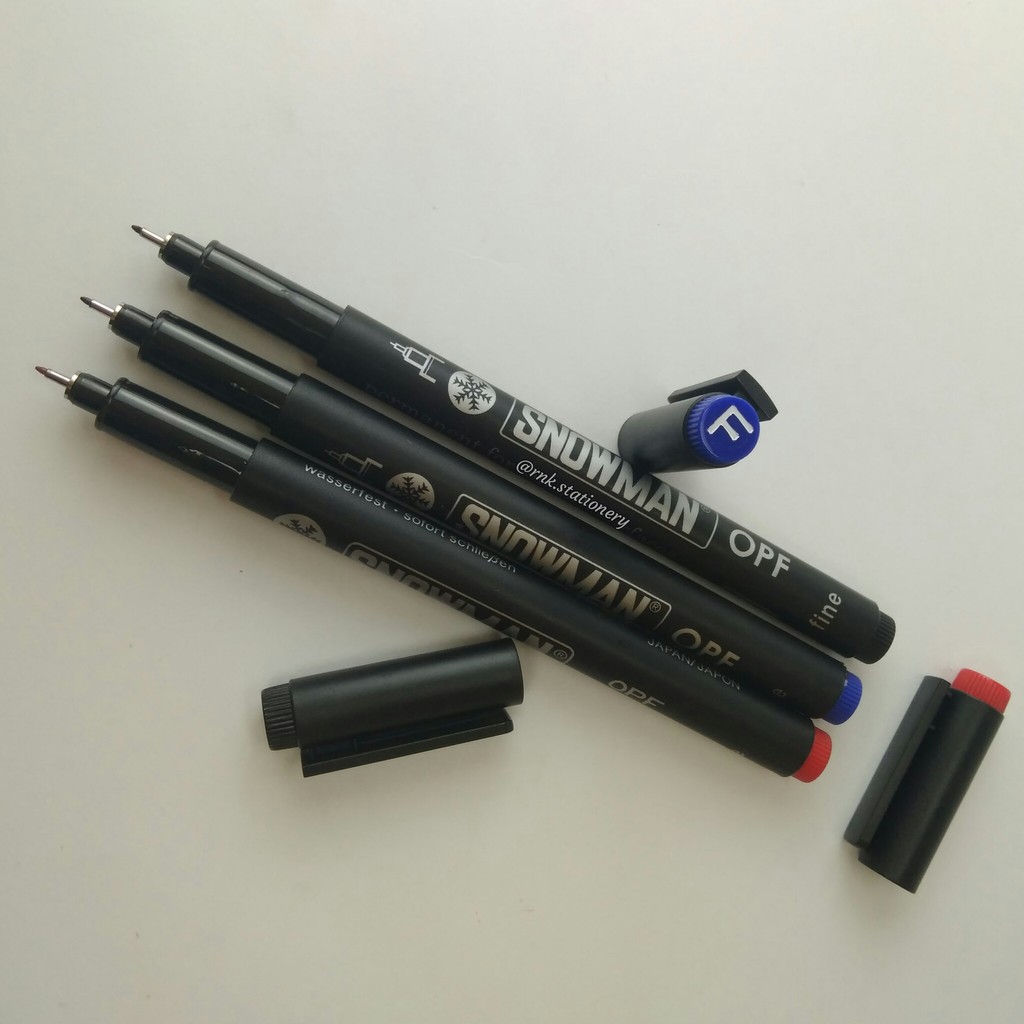 

SNOWMAN SPIDOL KECIL PERMANENT OPF FINE NIB PERMANEN UJUNG LANCIP