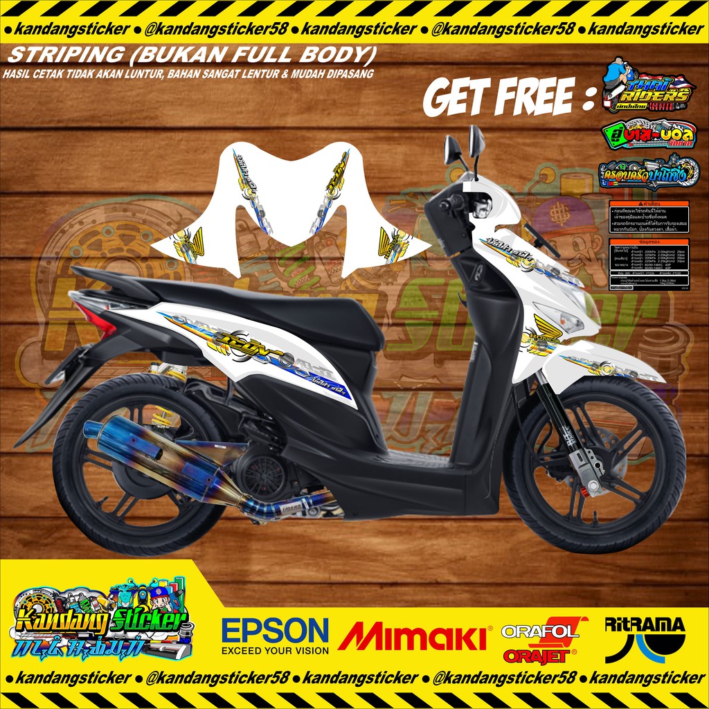 Modifikasi Motor Beat Pop