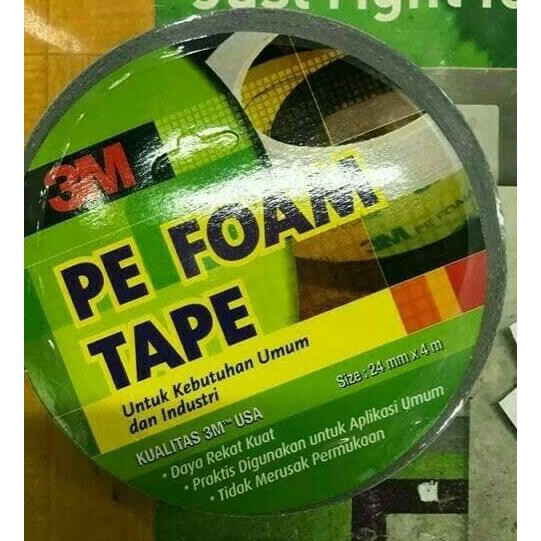 

❋ double tipe 3 m pe foam tape original 24mmx4m ✦
