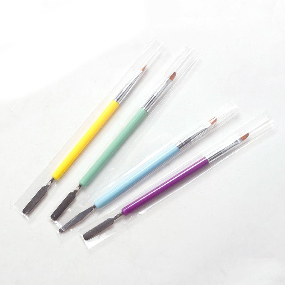 R-flower 2in1 Nails Art Dotting Pen Nail Tips Drawing Pen Double Head Gel Brushes