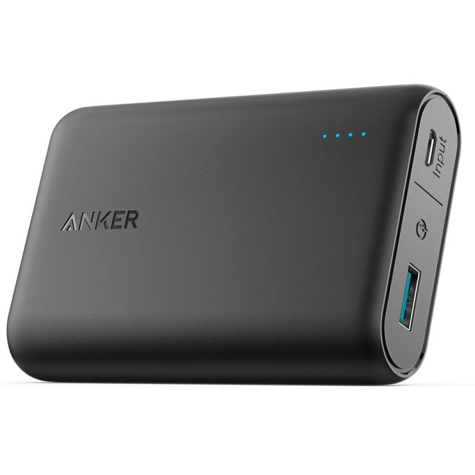 power bank Anker PowerCore powerbank 10000mAh Qualcomm QC 3.0 - Black - ANKER ORIGINAL