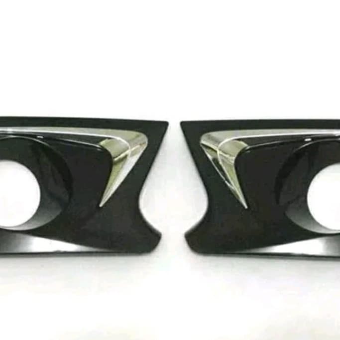 Ring cover foglamp TOYOTA ALL NEW AVANZA xenia 2012 2013 2014 2015 putih hitam silver merah maroon abu metalik tipe g e chrome crome