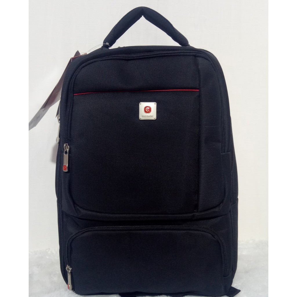 Polo Classic Tas Ransel Laptop 100% Original  - Tas Punggung Pria - Tas Sekolah