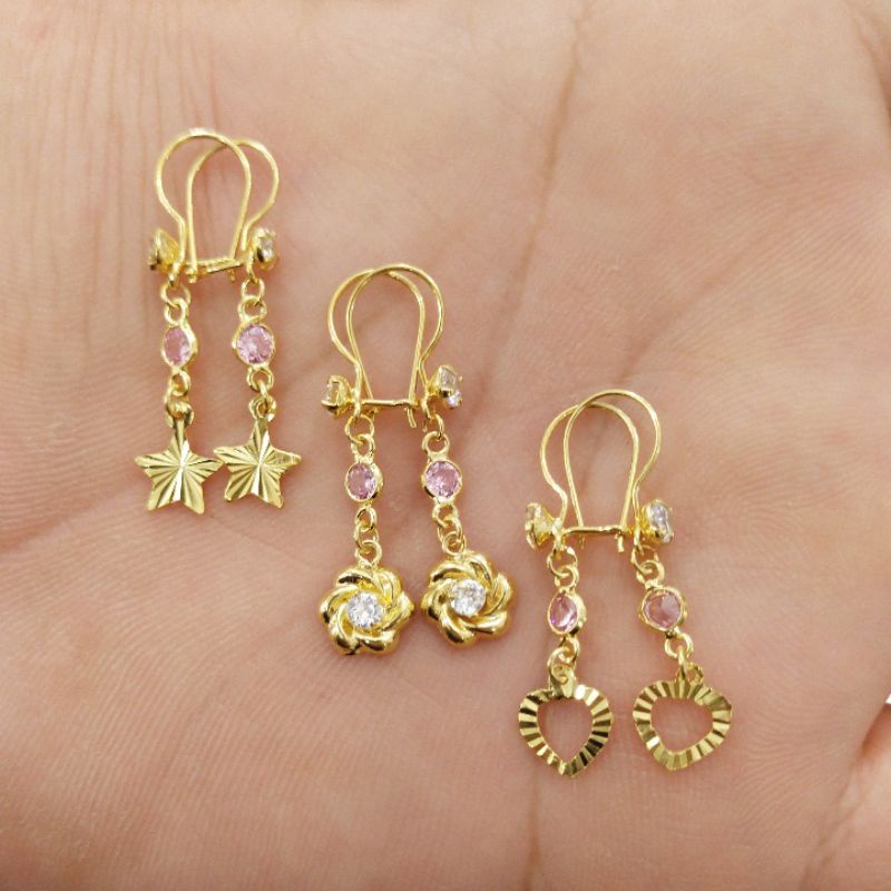 ANTING DEWASA PERAK 925 LAPIS MAS 24 K