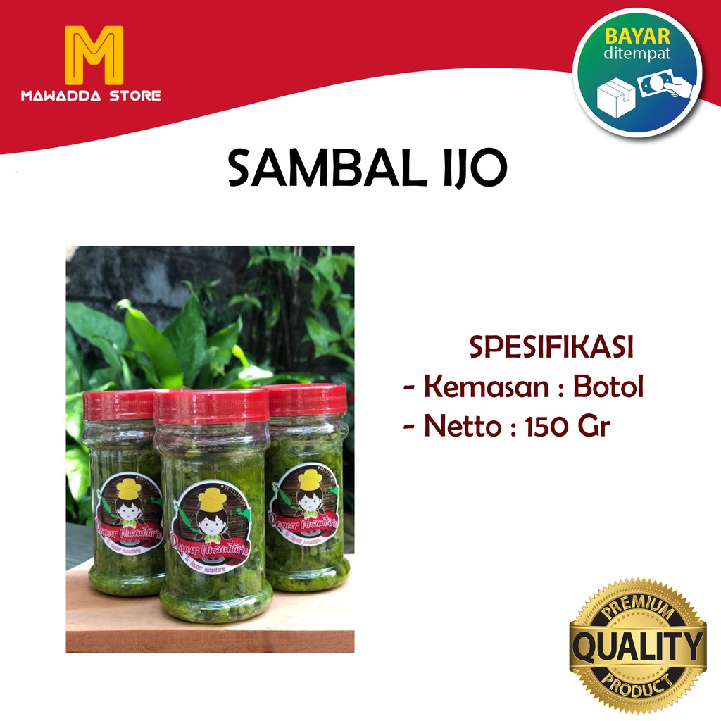 

Sambal Ijo Blitar Sambel Hijau Siap Makan