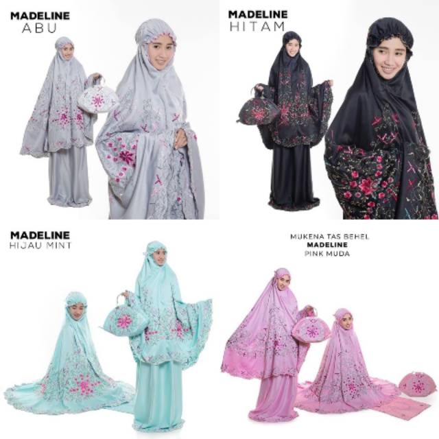 MUKENA DEWASA SATIN MADELINE BORDIR MEWAH