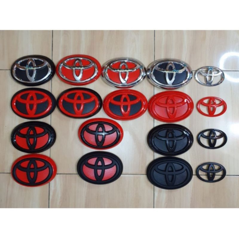 Emblem/Logo Depan Belakang Toyota Fortuner VRZ 2016-2020 Variasi