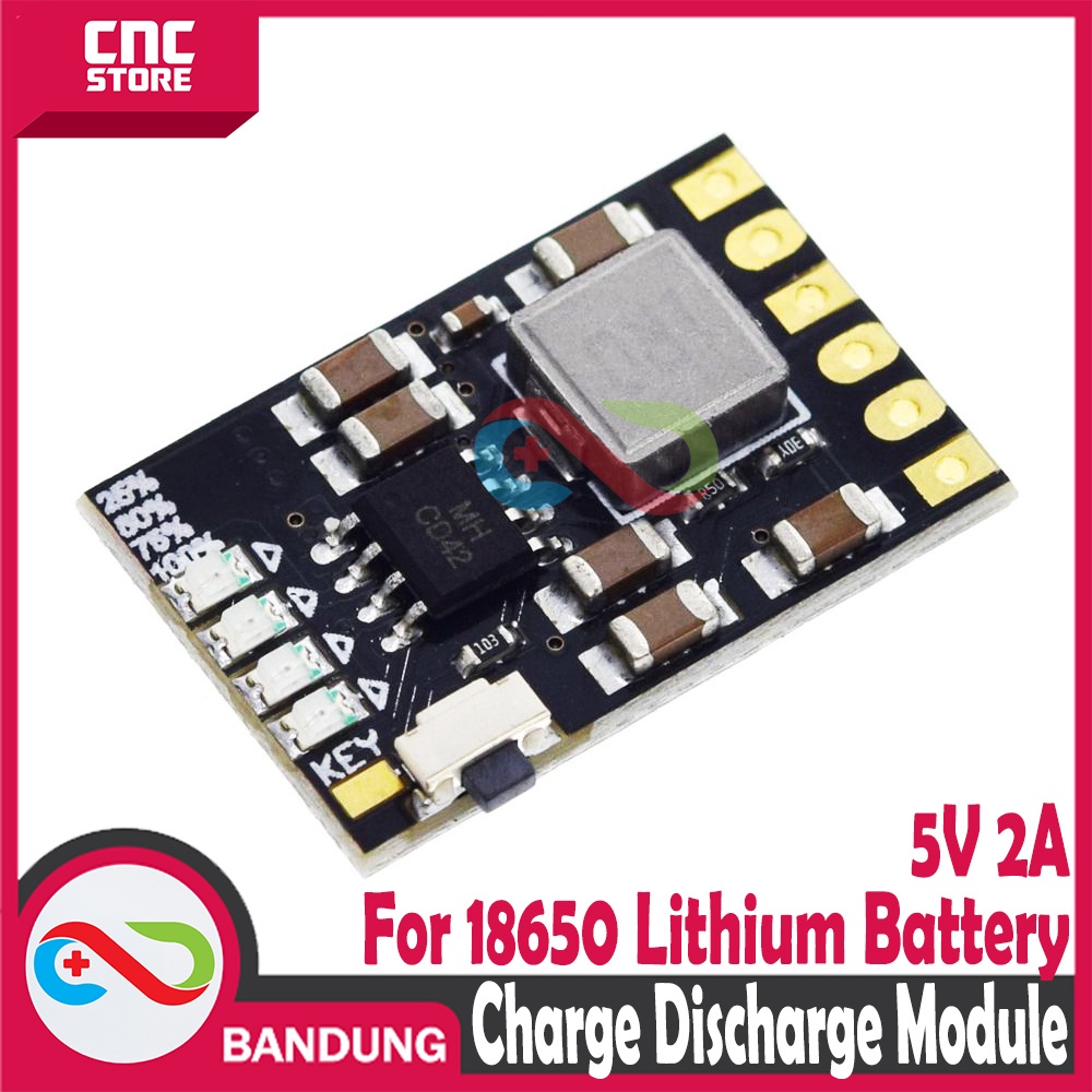 CHARGE AND DISCHARGE MODULE 3.7V 4.2V 18650 LITHIUM BATTERY 5V 2A