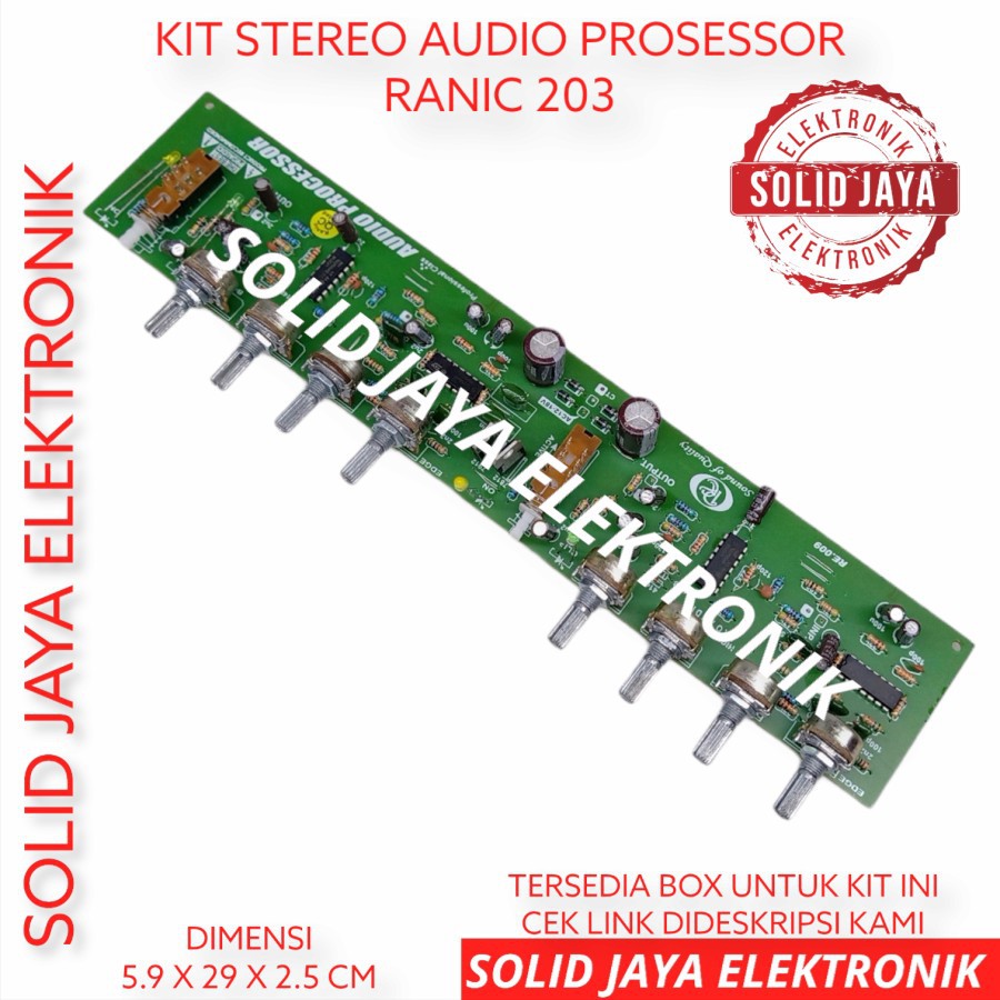 KIT AUDIO PROSESSOR STEREO - AUDIO PROCESSOR RANIC 203