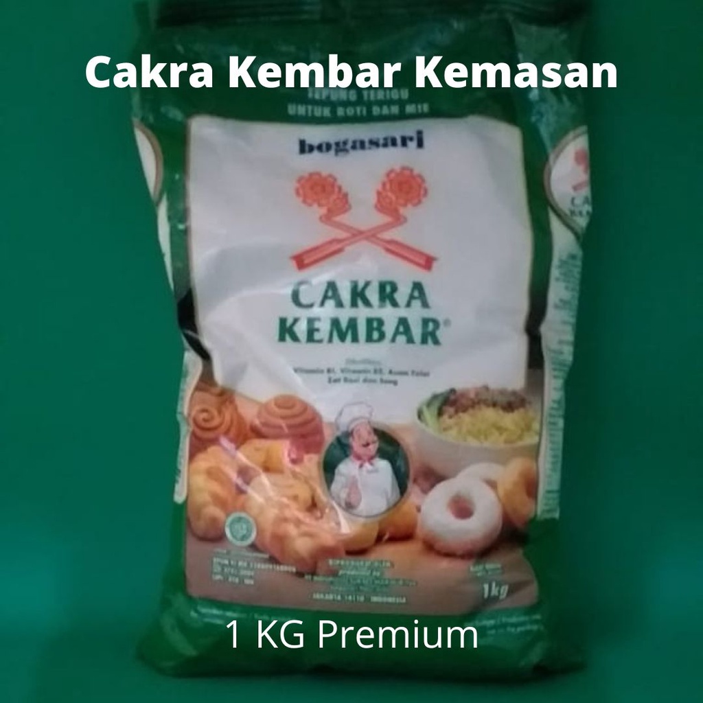 

Tepung Terigu Cakra Kembar Premium 1 kg