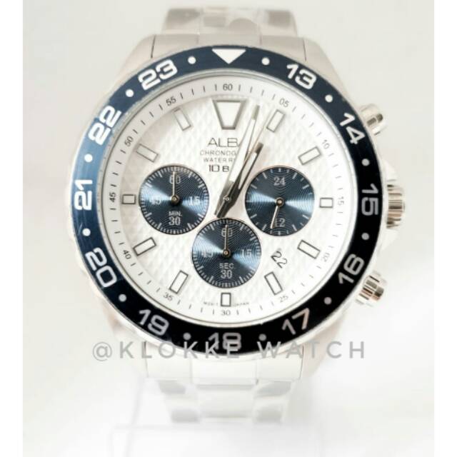 ALBA PRIA AT3909X1 PRIA RANTAI SILVER RING BLUE