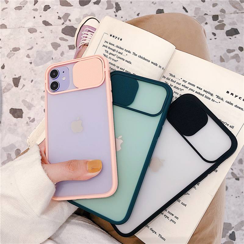 Soft Case Hp Warna Permen Bahan Akrilik Untuk Iphone 12pro / Max / Xr / Xs Max / 6 / 7 / 8plus