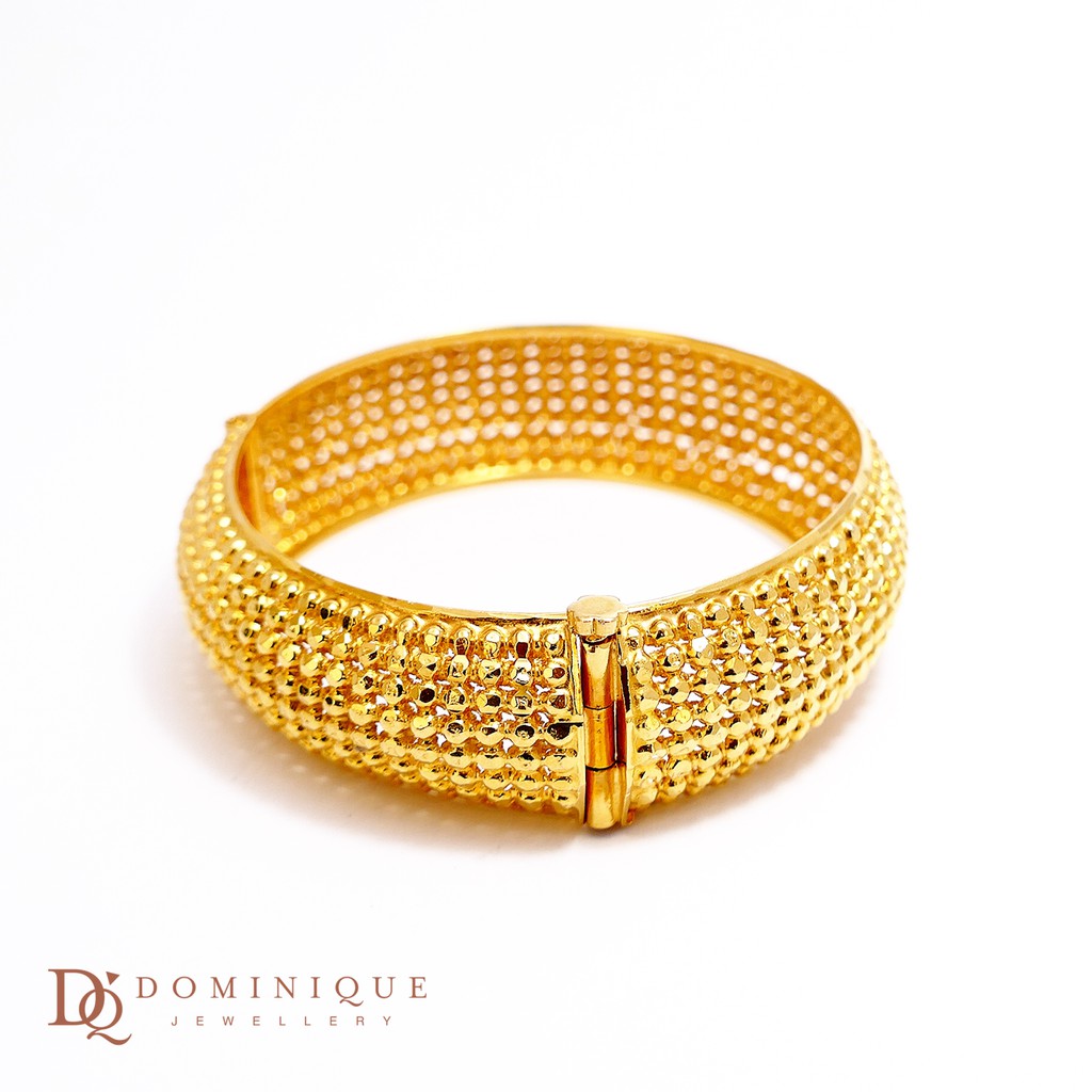 

Dominique Jewellery-Gelang Dubai Standar Internasional 91,6% DQG 5039