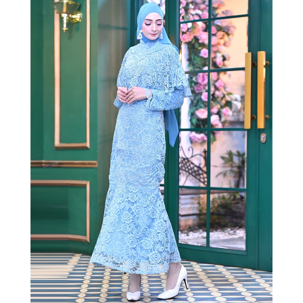 Gamis Salsabila Gamis Duyung Rempel Dress Wanita Pakaian Wanita