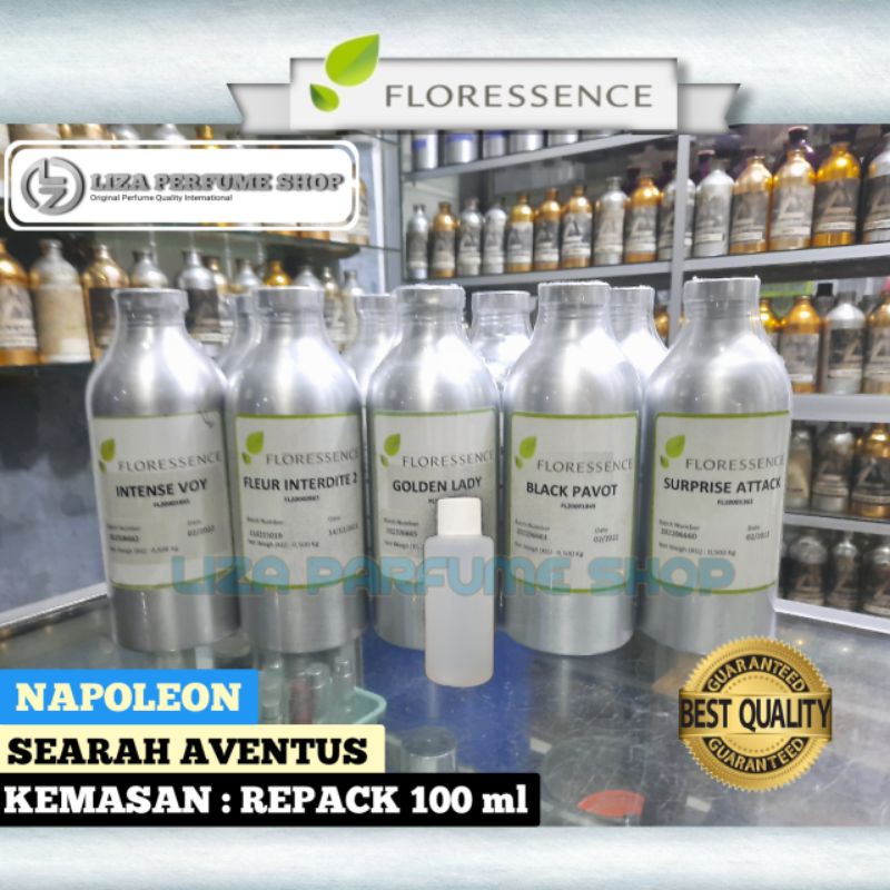 Bibit Parfum NAPOLEON Searah AVENTUS Repack By FLORESSENCE / BIBIT PARFUME MURNI NAPOLEON SEARAH AVE