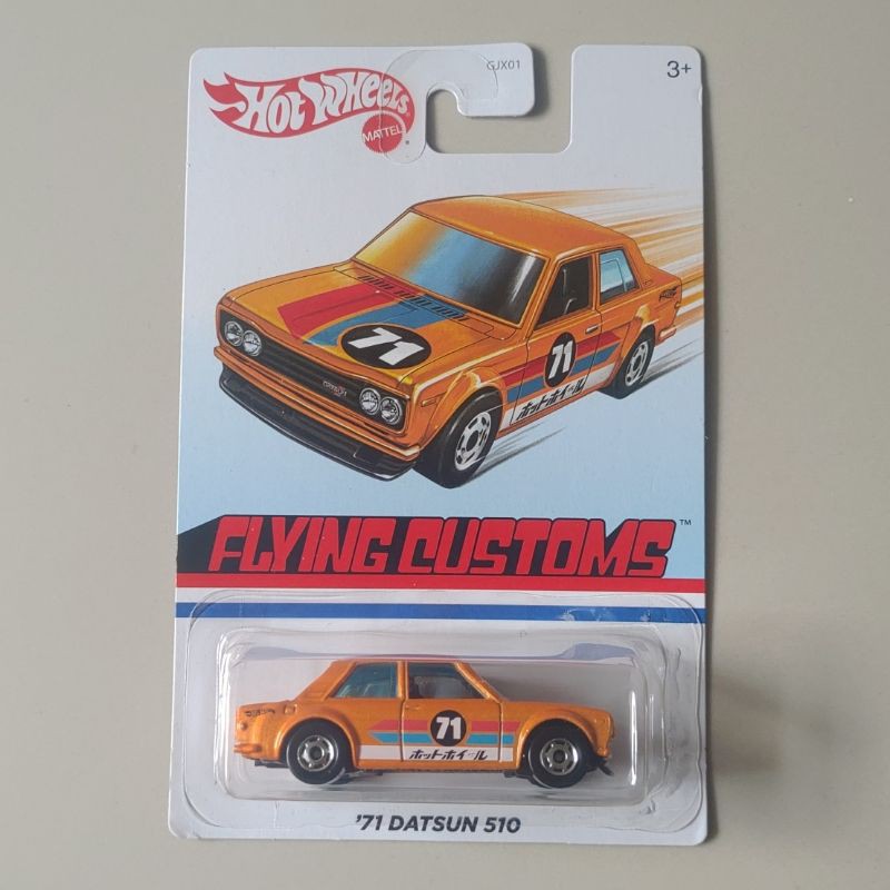 Hot wheels 71 Datsun 510 Flying Customs