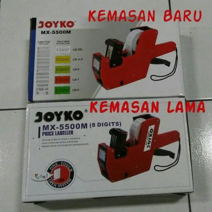 

Dijual Paket labeller kertas tinta tag gun tag pin hang tag pembolong kertas Diskon