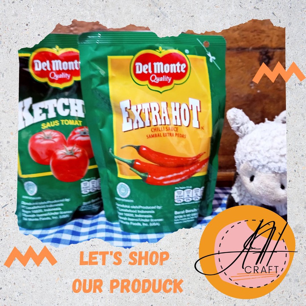 

Saus Delmonte Tomat / Extra Hot 200 gr