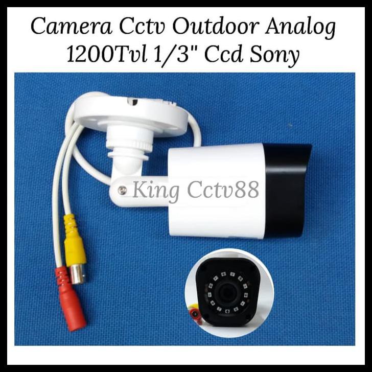 OBRAL kamera cctv analog outdoor ccd sony - Putih BERGARANSI