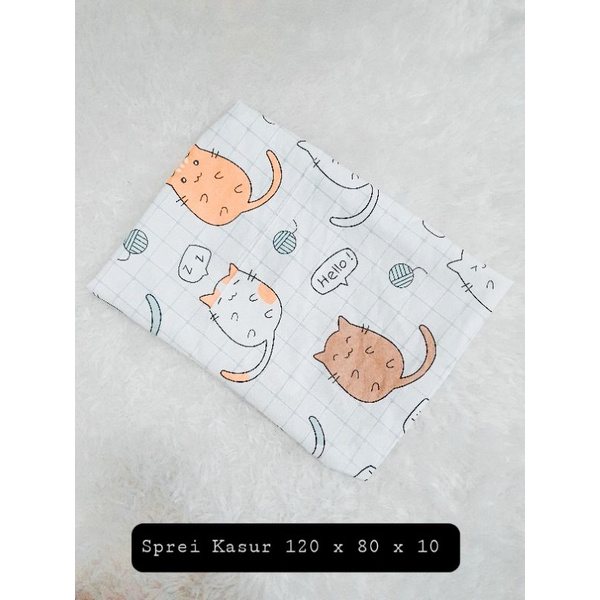 Sprei Kasur Bayi 120 x 80 x 10 cm (HANYA SPREI KASUR)