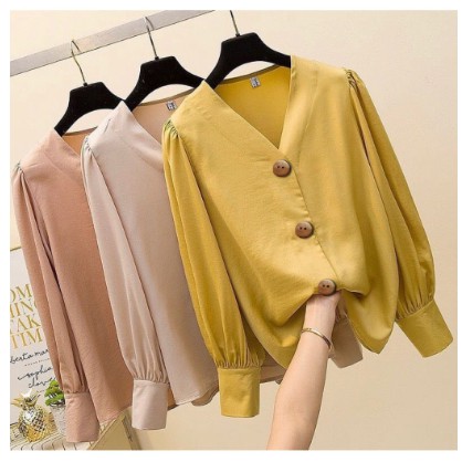 BAJU BLOUSE KOREA / OWLY BLOUSE / ATASAN WANITA ALA KOREA