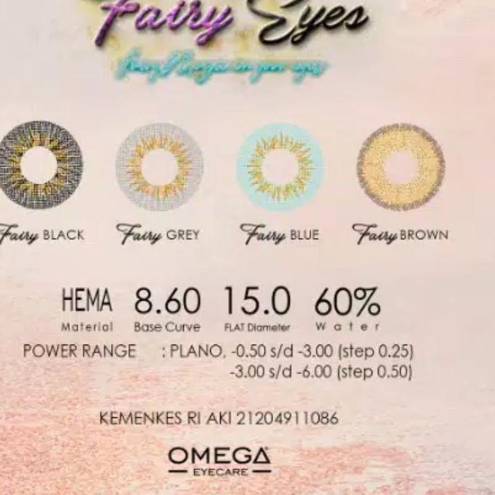 

Kekinian SOFTLENS FAIRY EYES DIAMETER 15MM PLANO - 050 S/D - 600 ALL COLOUR 원