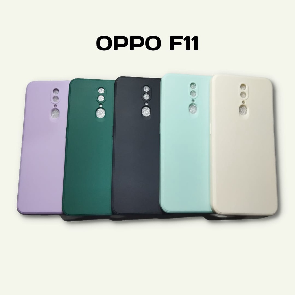 CASE MACARON OPPO F11 | CASE OPPO| CASE MACARON | CASE SQUARE EDGE | CASE LUCU | SOFTCASE HANDPHONE 