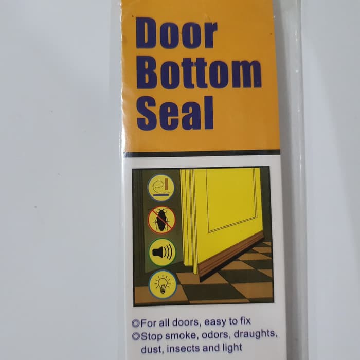 

plastik double tape door bottom seal brush penutup celah bawah pintu