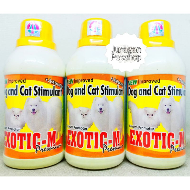 EXOTIC M 125ML|Vitamin Kucing Anjing Cair