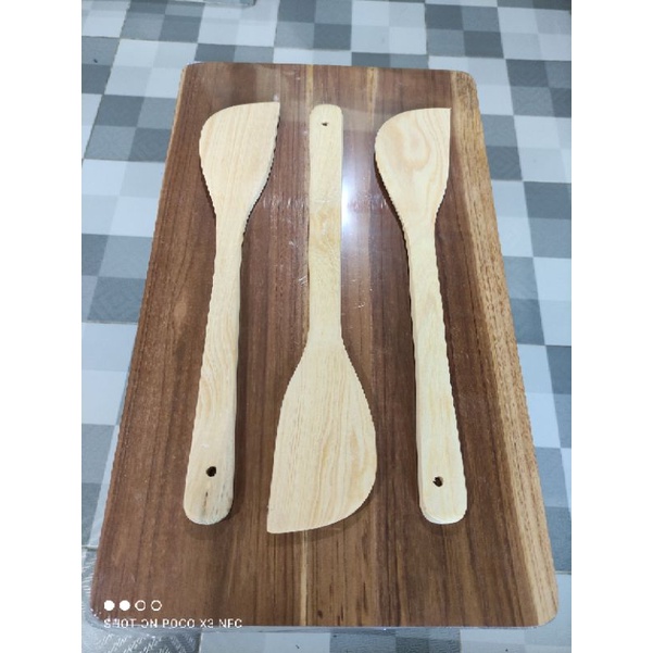 Sutil / Sendok / Spatula / Sodet Kayu Pinus P35 / SOLET PINUS