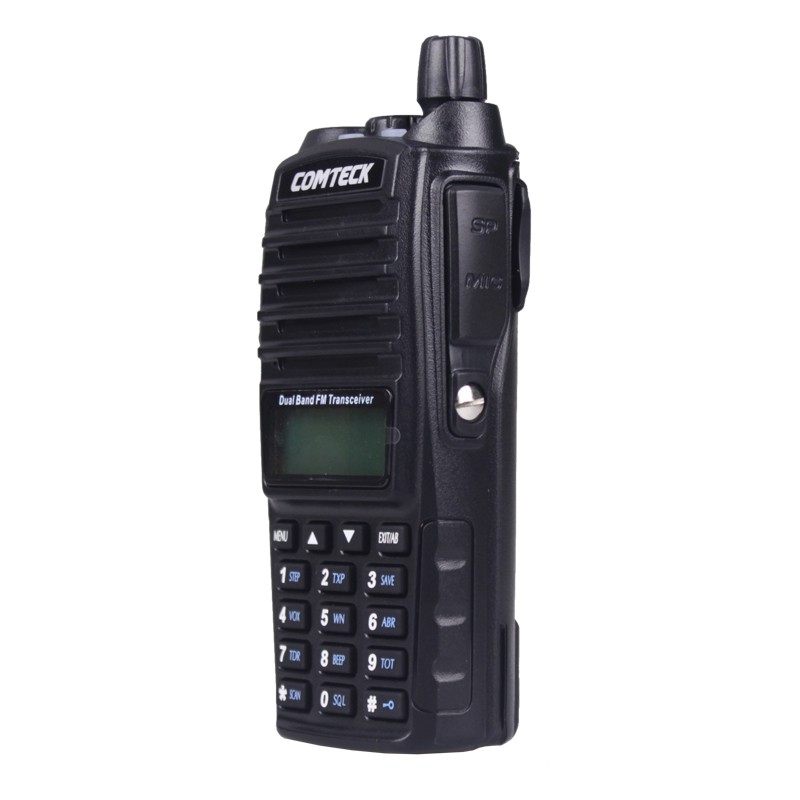 HT Handy Talkie Talky Walkie Talkie Comteck UV-82 Dual Band VHF - UHF Radio FM