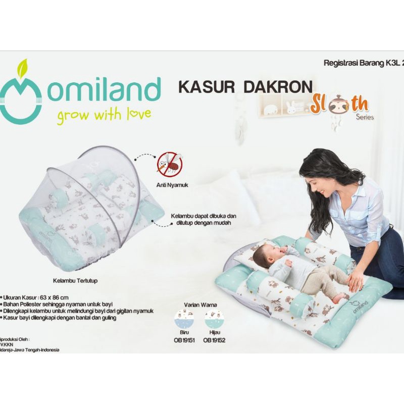 Omiland Kasur Dakron + Kelambu all varian