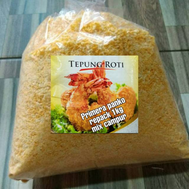 Breadcrumbs / Panir / Tepung Roti Panko Crispy Mix / WHITE 1kg refill READY