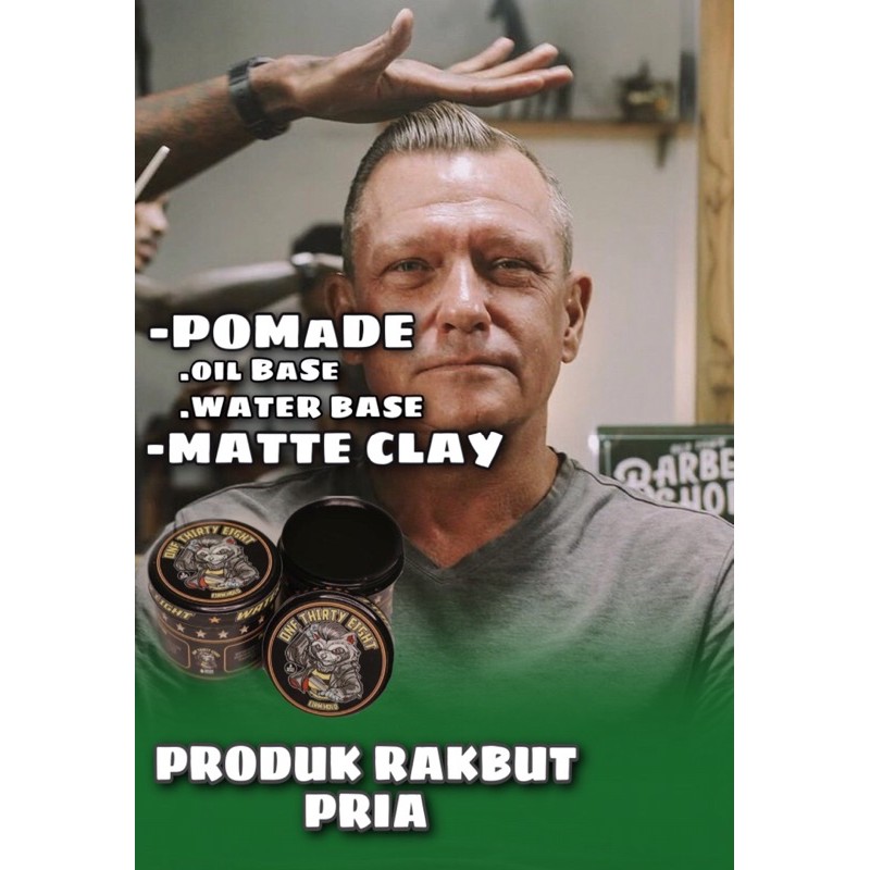 PRODUK RAMBUT PRIA (BALI) ||POMADE (OIL BASE,WATER BASE) MATTE CLAY