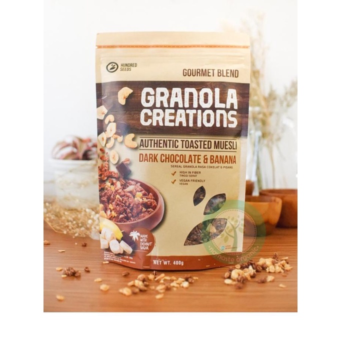 

Ready oke] Granola Creation Chocolate Banana 400 g toasted muesli sereal