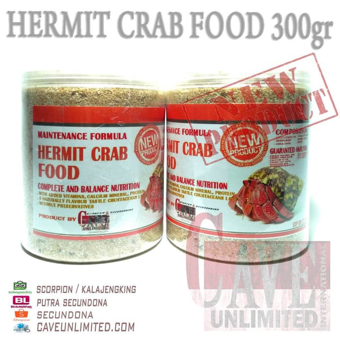 

hermit crab food 300gr kelomang umang formula enak murah