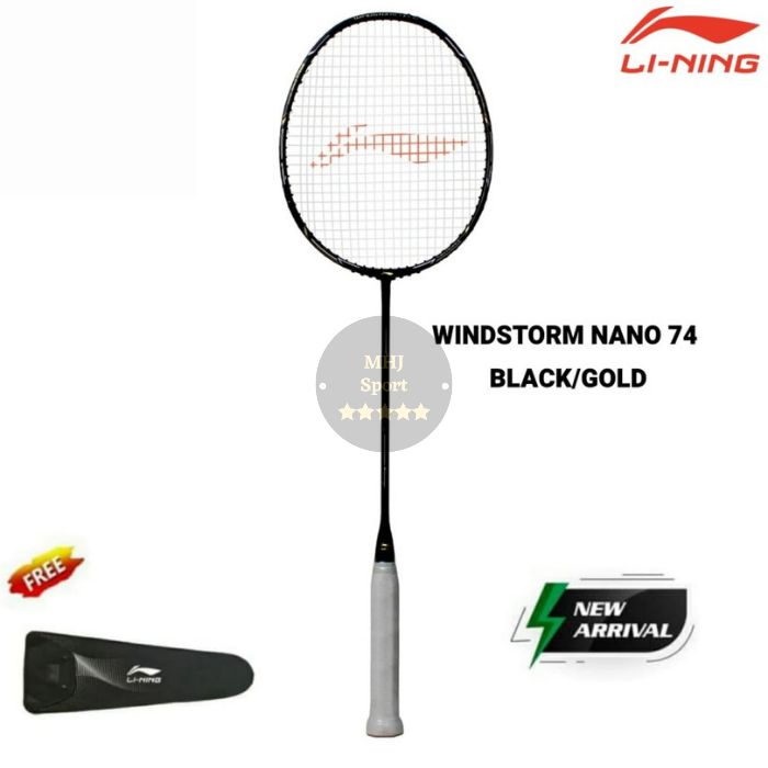 New Raket Badminton Lining Windstorm Nano 74 WS 74 Nano Original
