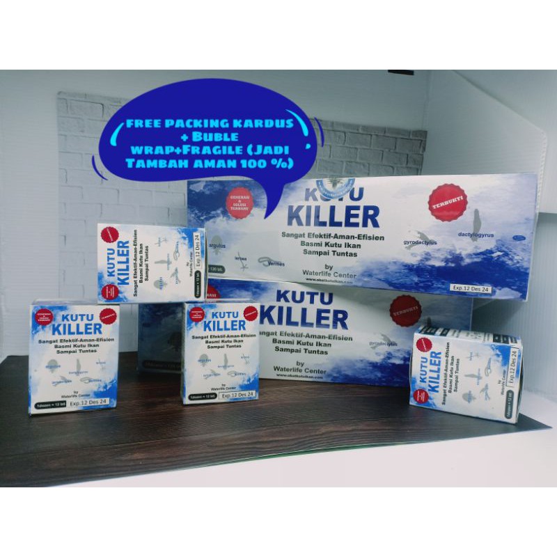 KUTU KILLER OBAT KUTU IKAN KOI,KOKI DLL , AGEN OBAT IKAN