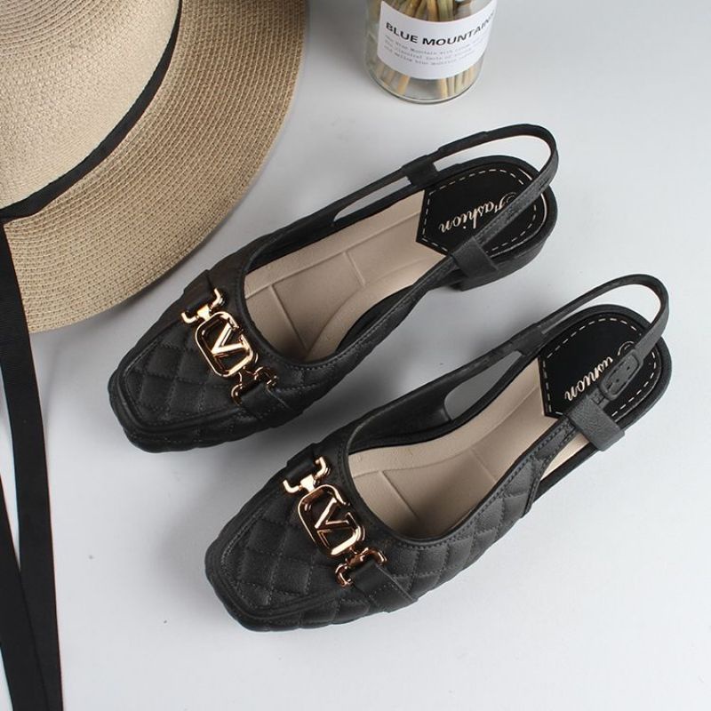 Sandal Fliptop Flat jelly shoes Wanita Vintage Import High Quality S2