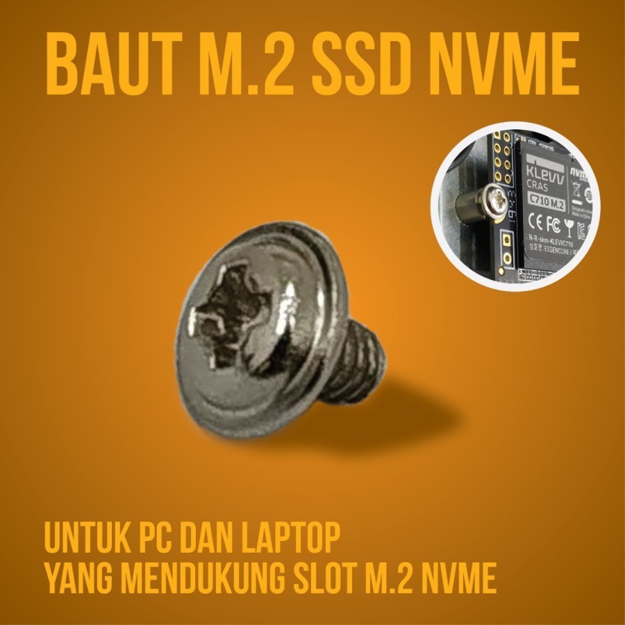Baut M.2 SATA NVME SKRUP MUR M.2