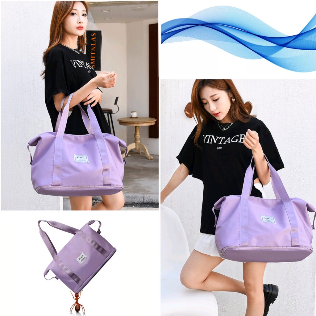 TAS TRAVEL DUFFLE GYM OLAHRAGA BAJU PAKAIAN FOLDABLE JINJING MUDIK MURAH DUFFLE TREVEL BAG JUMBO