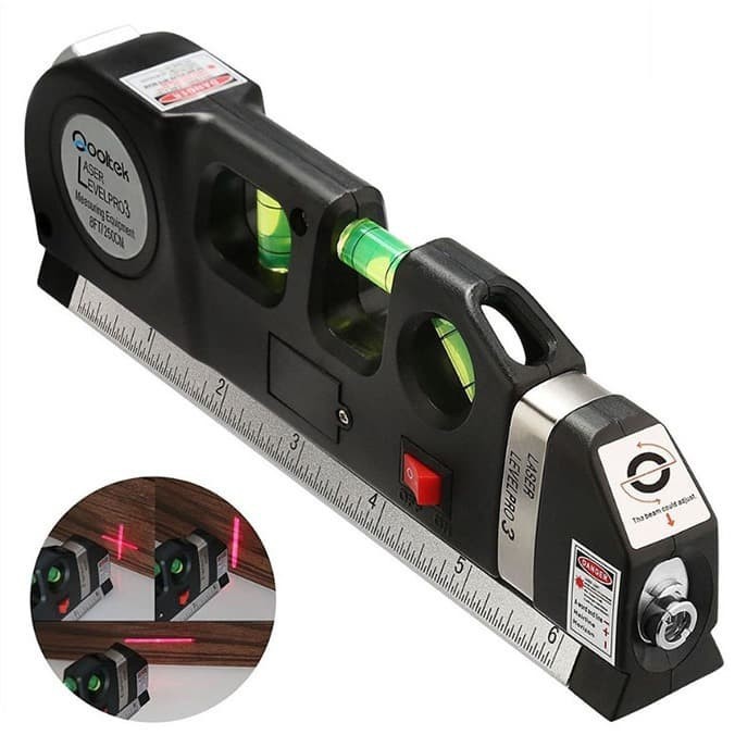 

Fixit LEVELPRO3 Penggaris Laser Horizontal Vertical 250CM + Waterpass