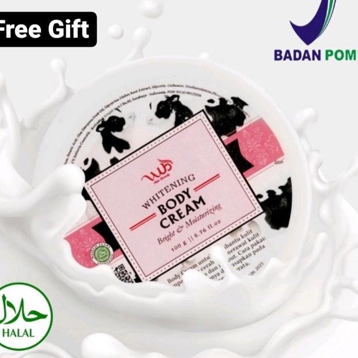 Baru.. WUB BODY CREAM BLEACHING 100 GRAM / Wub Body Bleaching Dosting