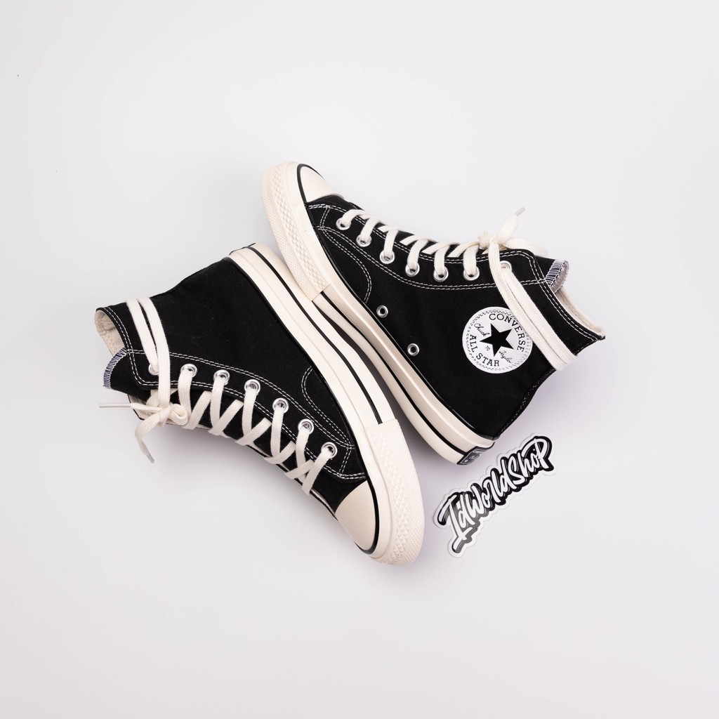 CONVERSE ALLSTAR 1970'S HIGH EGRET BLACK , KUALITAS MIRROR ORIGINAL