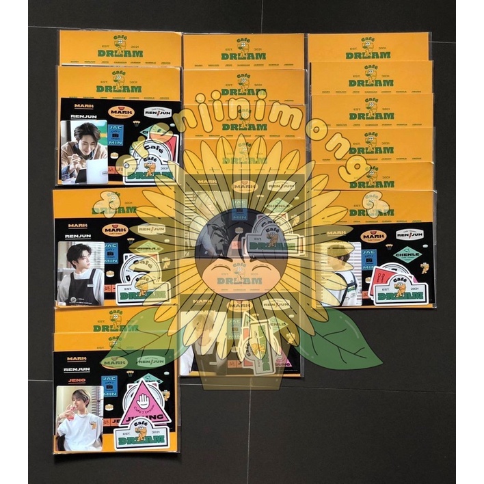 [READY STOCK] NCT DREAM LUGGAGE STICKER CAFE 7DREAM