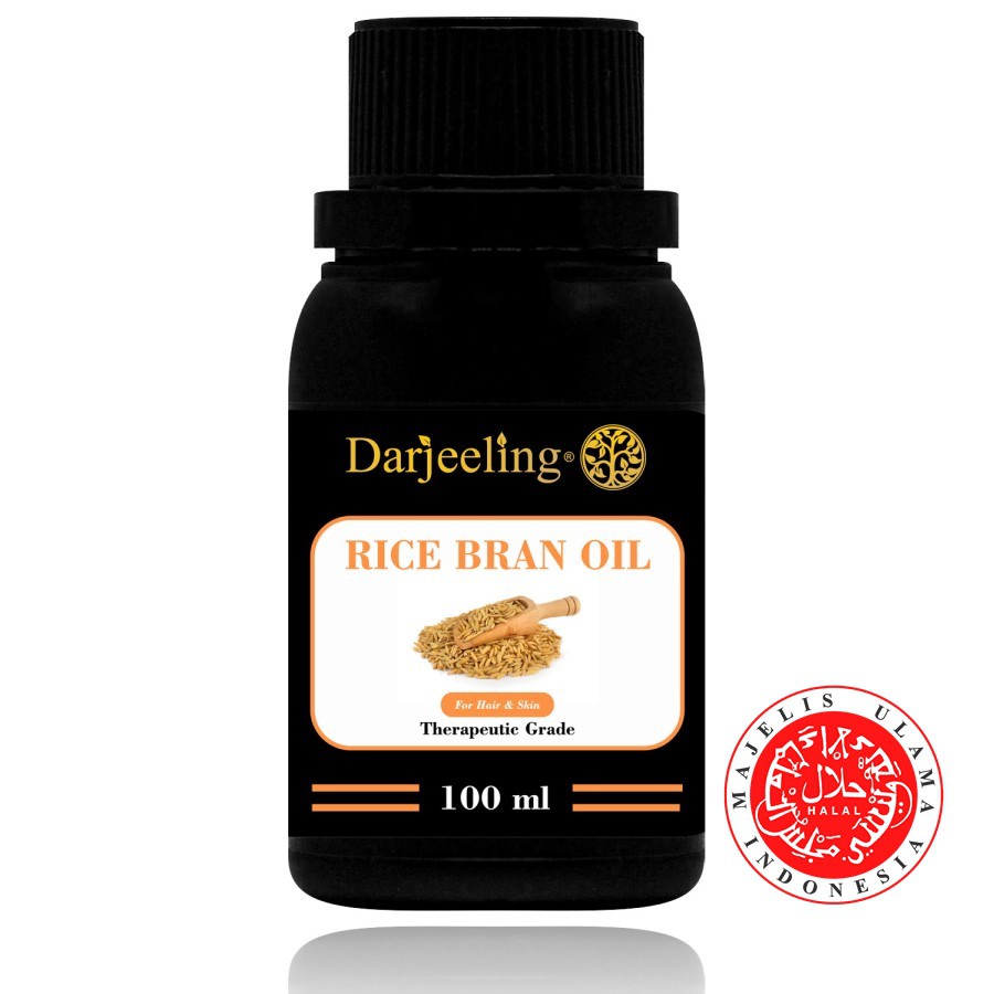 Jual Darjeeling Rice Bran Oil Minyak Bekatul Padi Carrier Oil 100ml Shopee Indonesia