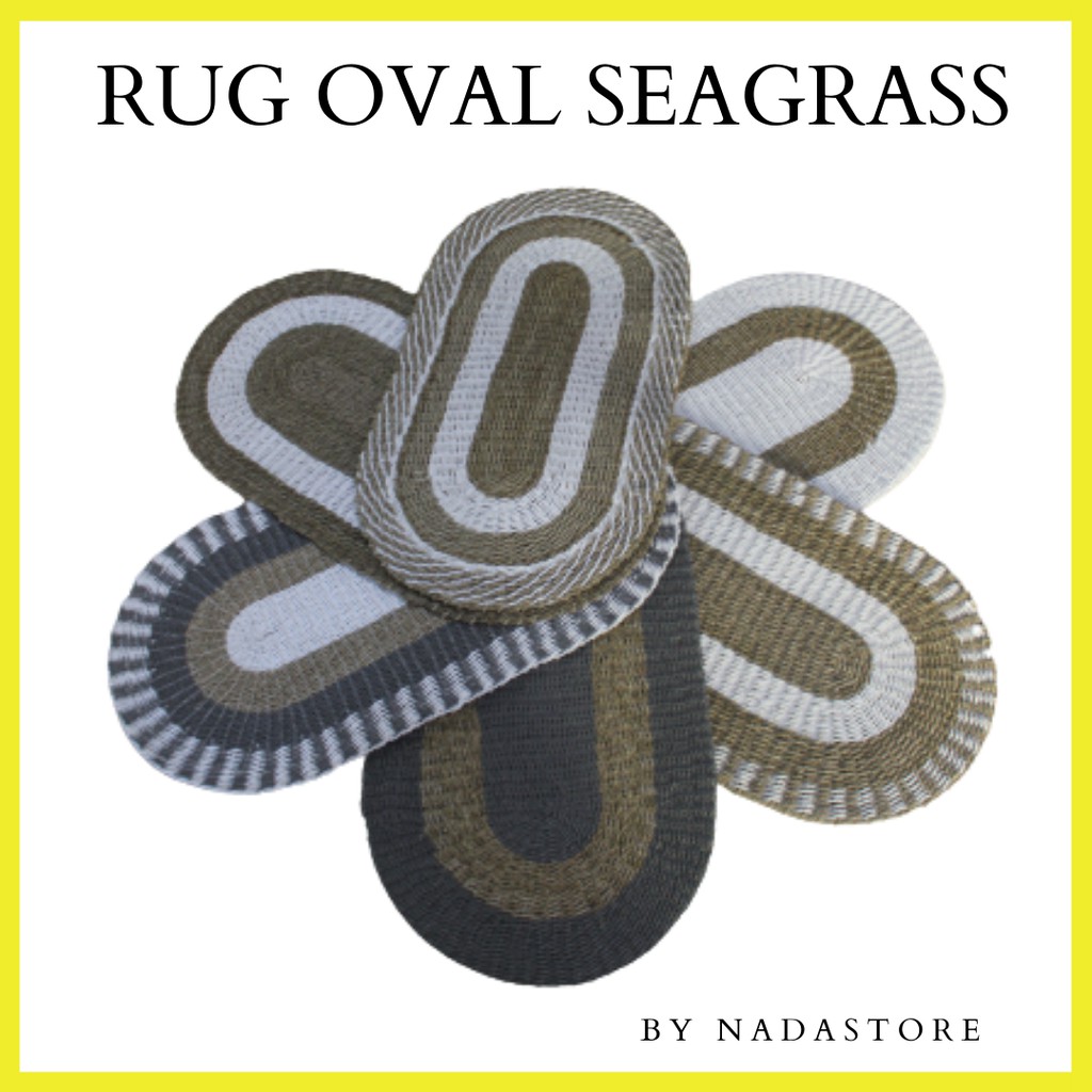 RUG KARPET SEAGRASS OVAL NEW ARRIVAL